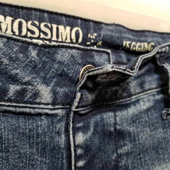 Mossimo jeggings 9 pyramid stud embellished tuexdo stripe style whiskered punk - Picture 9 of 15